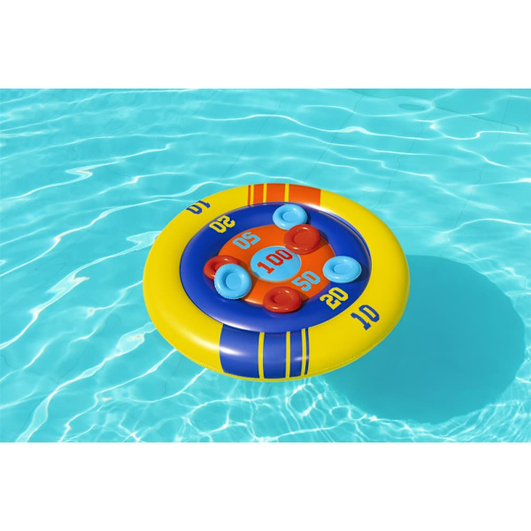 Inflatable Pool Game Arcade Shield, Frisbee 140 cm Bestway 52566