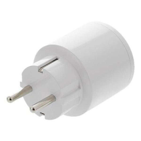 DELTACO SMART HOME switch, WiFi 2.4GHz, 1xCEE 7/3, 10A, timer, 220-240V, white   SH-P01