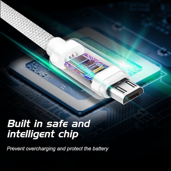 Swissten Textile Quick Charge Universal Micro USB Data and Charging Cable 2m