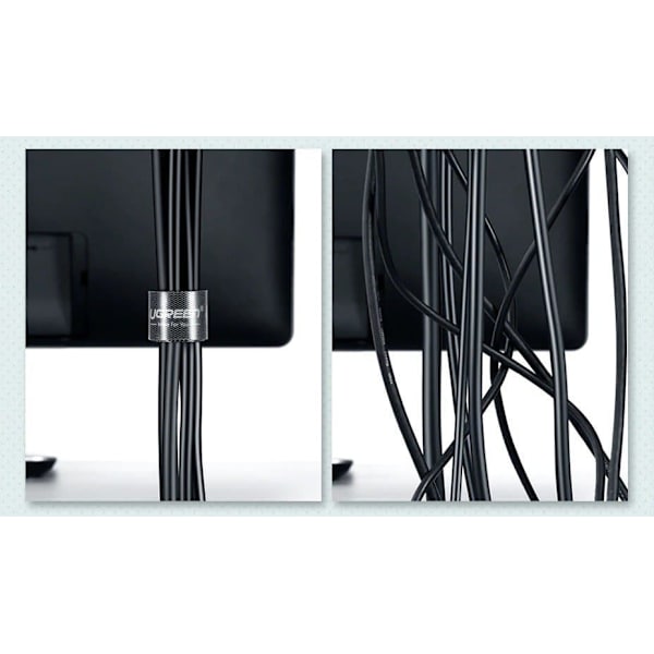 ORGANIZATOR cabluri tip velcro Ugreen, "LP124" 2m, negru "40354" - 6957303843541