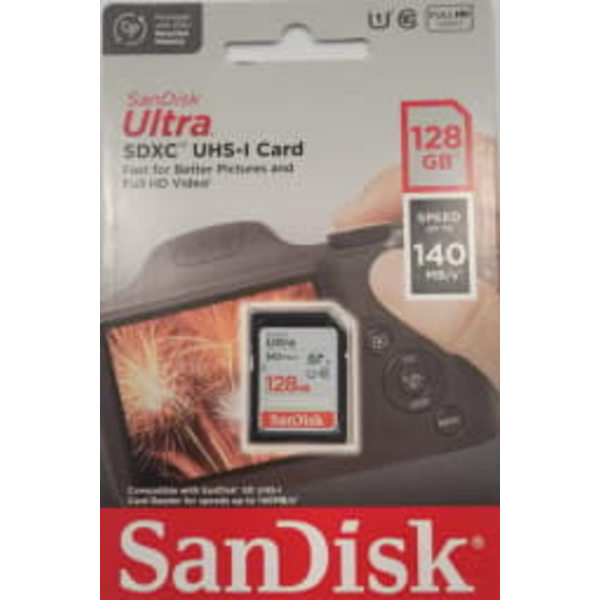Memory card  SANDISK Ultra SDXC, 128GB