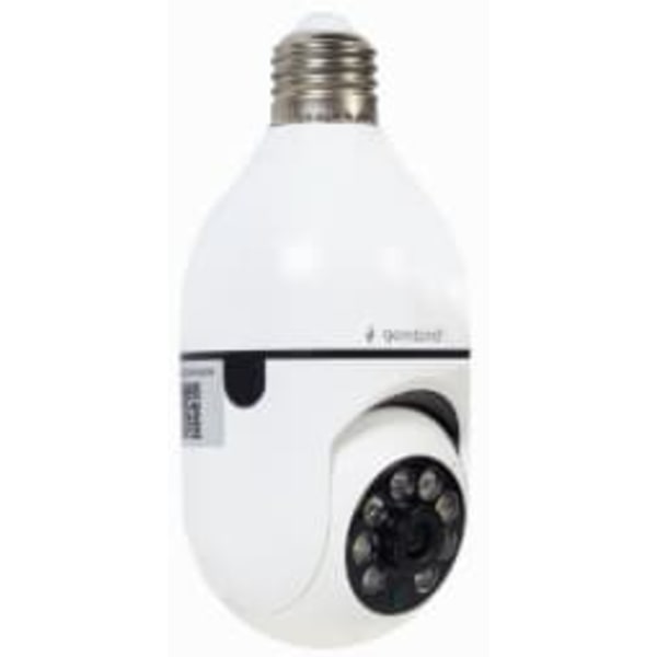 Gembird Slimme wifi camera 1080p draaibaar E27 Draaifitting kan in een lamp aansluiting.