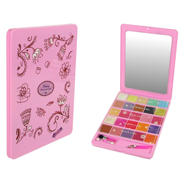 Beauty Set Palette Mirror Shadows Gloss