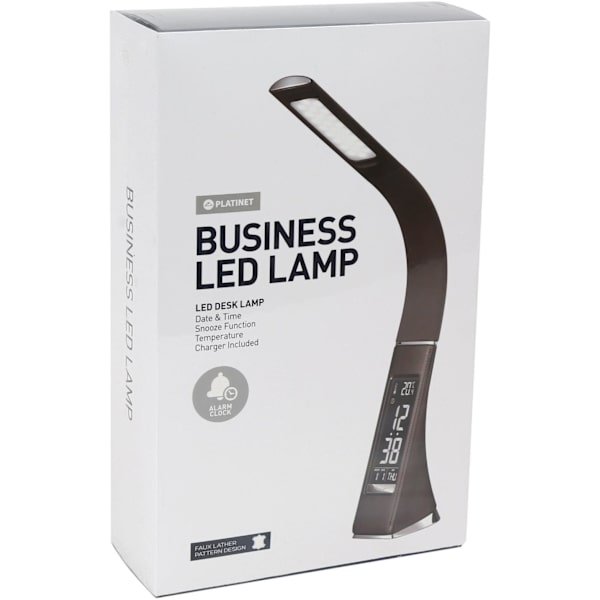 Platinet desk lamp with thermometer PDLU2BR 7W (43599)