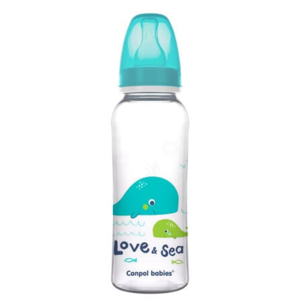CANPOL BABIES narrow neck bottle PP Love and Sea, 250ml, 59/400