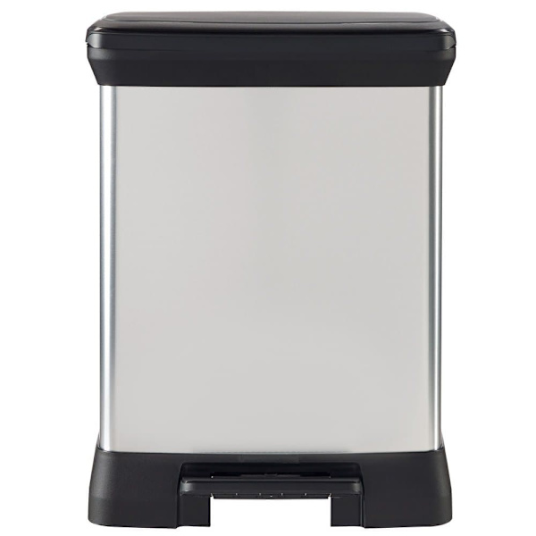Curver Deco Bins Deco 28 L Rectangular Plastic Black, Grey