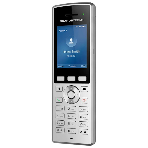 Grandstream Networks WP822 IP phone Black, Silver 2 lines LCD Wi-Fi Sort, Sølv