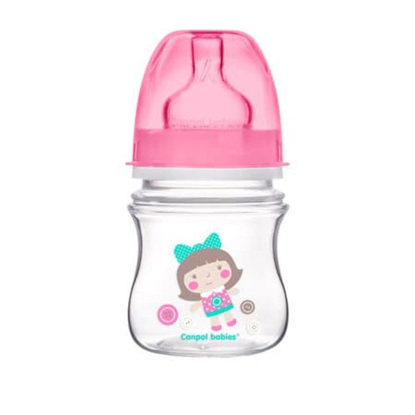 CANPOL BABIES bottle wide neck 120ml EasyStart colorful animals 35/205