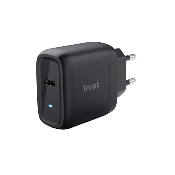 Lādētājs Trust Maxo 45W Black USB-C + 2m USB-C Cable musta