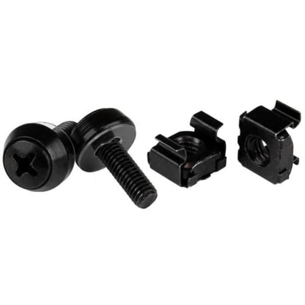 100 PKG M5 SCREWS + CAGE NUTS/.