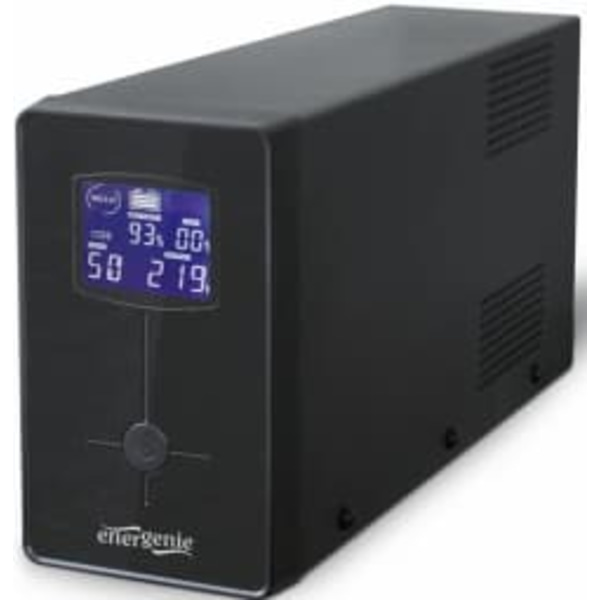 Gembird EG-UPS-034 uninterruptible power supply (UPS) Line-Interactive 1500 VA 900 W 3 AC outlet(s) Sort