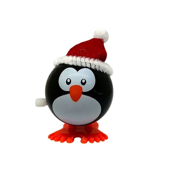 Set of wind up Christmas toys Penguin  12 pieces reindeer Snowman Santa Claus