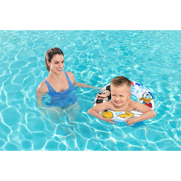 Mickey Mouse Inflatable Swimming Ring 56 cm Bestway 91004