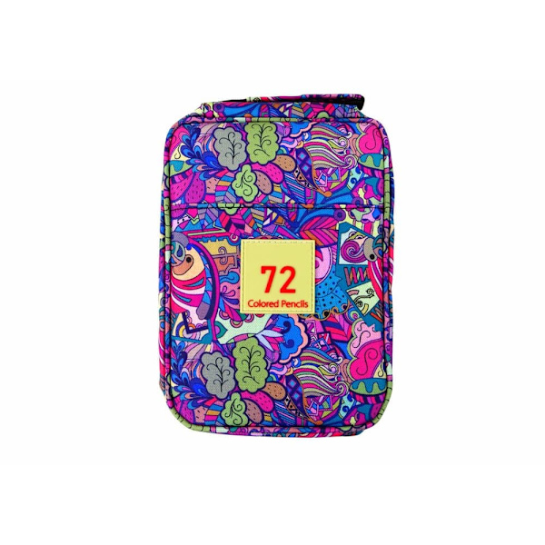 Little Artist's Set in a Pencil Case, Crayons, 72 pcs.