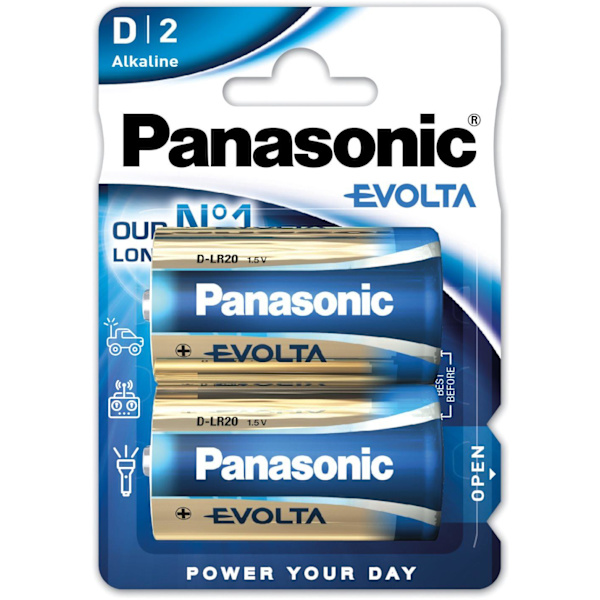 Panasonic Evolta battery LR20EGE/2B