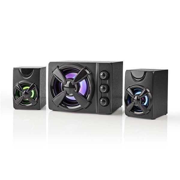 Nedis GSPR31021BK Gaming Speaker 2.1 / 33W / LED