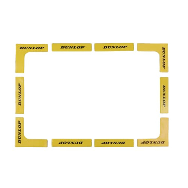 Dunlop lines, yellow, 12 pcs