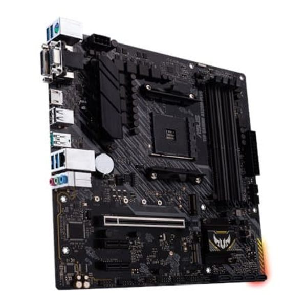 Asus | TUF GAMING A520M-PLUS | Processor family  AMD | Processor socket AM4 | DDR4 | Memory slots 4 | Supported hard disk drive interfaces SATA, M.2 |