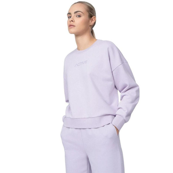 Women's sweatshirt 4F light purple H4L22 BLD023 52S XL