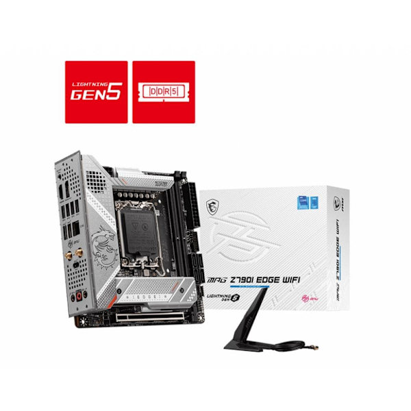 MSI Mainboard MPG Z790I Edge WiFi - Mini-ITX - Socket LGA1700 - Intel Z790