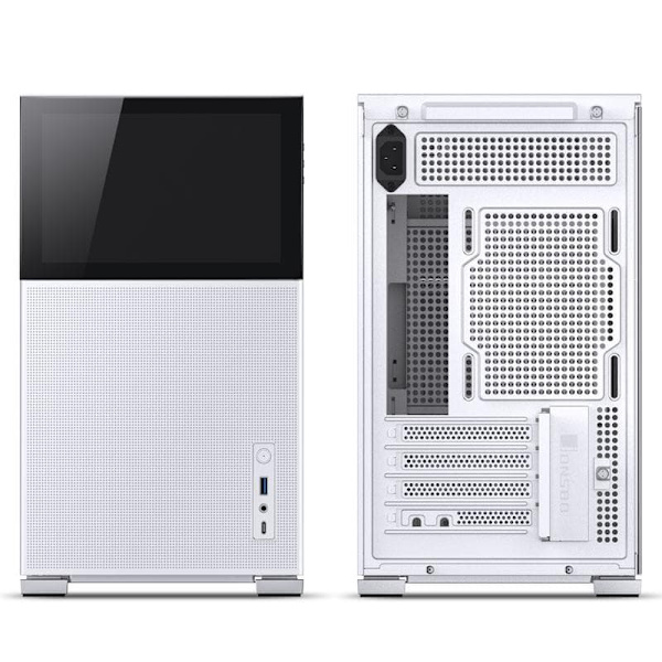 Jonsbo D31 MESH Screen Micro-ATX Case, Tempered Glass - white