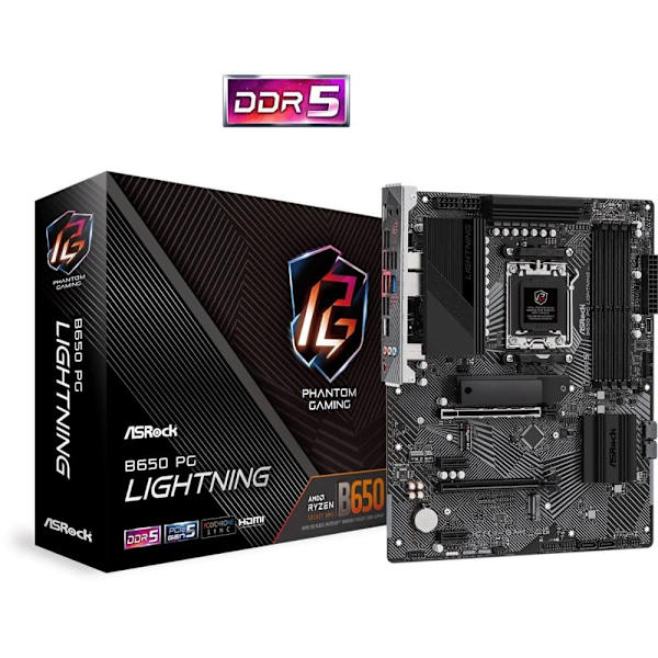 Płyta główna B650 PG LIGHTNING AM5 4DDR5 HDMI M.2 ATX