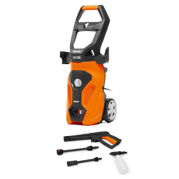 HIGH PRESSURE WASHER 1800W/DAW 450 DAEWOO Sort, Orange