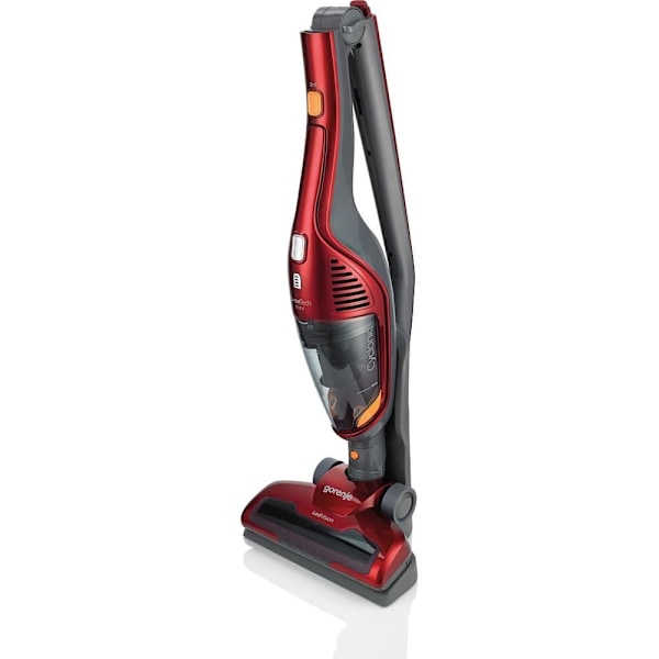 Gorenje | Vacuum cleaner | SVC216FR | Cordless operating | Handstick 2in1 | N/A W | 21.6 V | Operating time (max) 60 min | Red | Warranty 24 month(s)