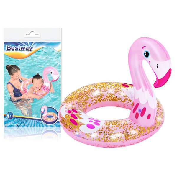 Plaukimo Ratas Bestway Flamingo 61cm