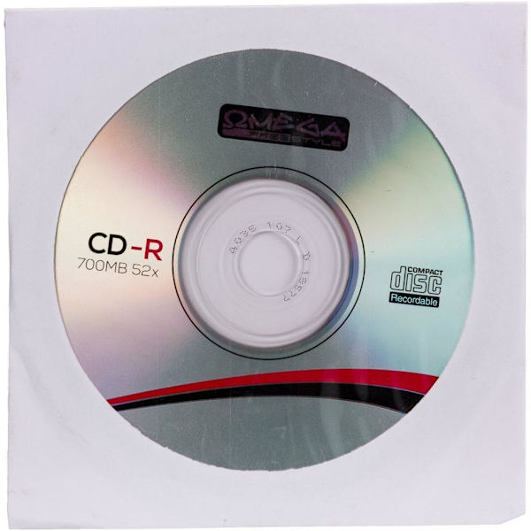 Omega Freestyle CD-R 700MB 52x envelope
