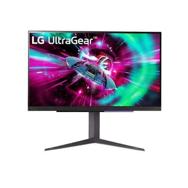 LCD Monitor|LG|27GR93U-B|27"|Gaming/4K|Panel IPS|3840x2160|16:9|144Hz|Matte|1 ms|Pivot|Height adjustable|Tilt|27GR93U-B Sort