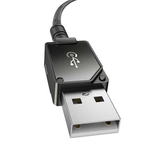 Baseus Unbreakable USB A to iP cable 1 m 5V-2.4A Black