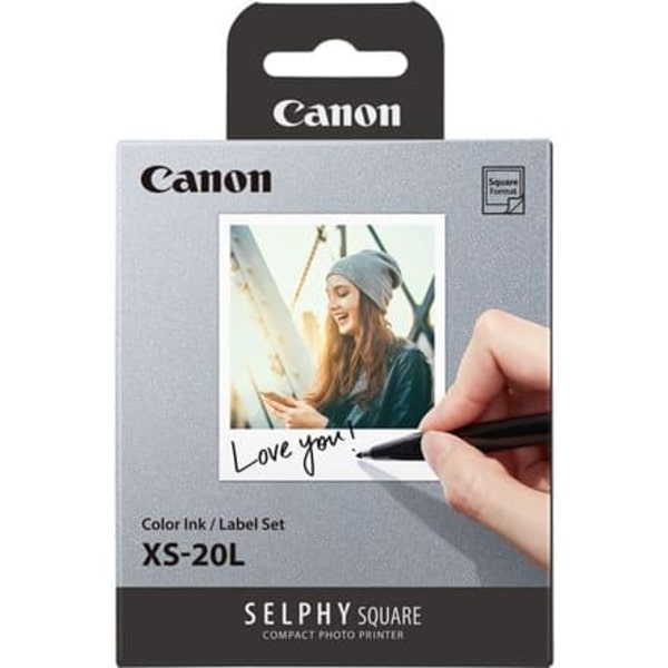 Canon photo paper + ink cartridge XS-20L Selphy Square 20 sheets