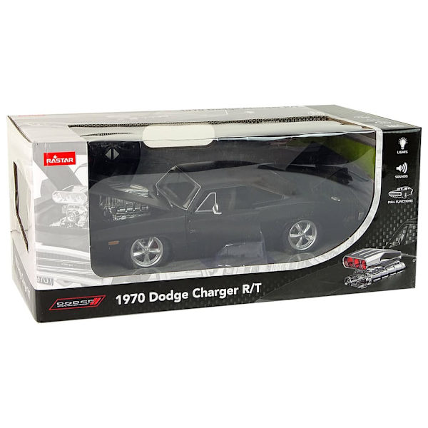 Car R/C Dodge Charger 1:16 Rastar Black