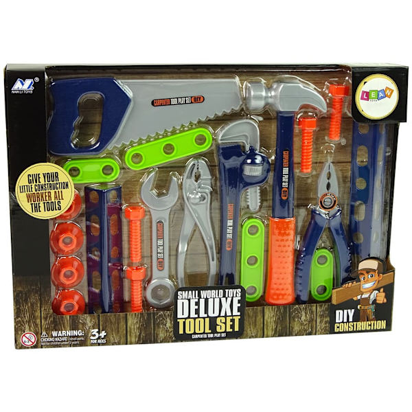 Handyman Set Tools Screwdriver Hammer Saw