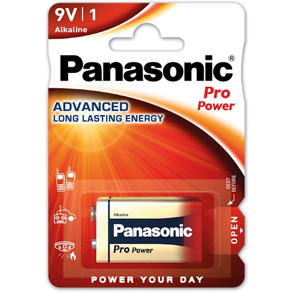Panasonic Pro Power battery 6LR61PPG/1B 9V