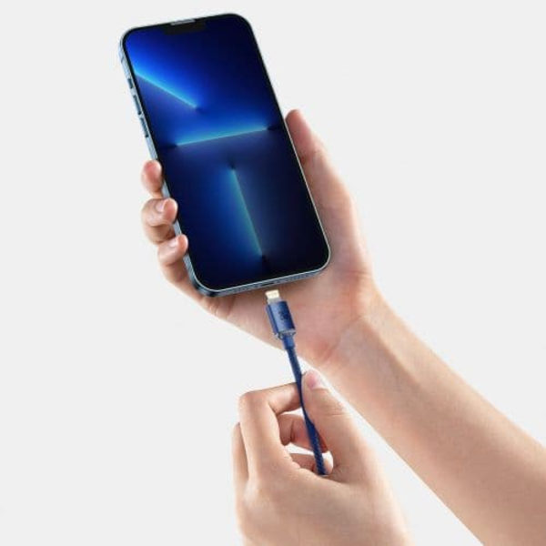 Baseus Crystal Shine cable USB-C to Lightning, 20W, PD, 2m (blue)