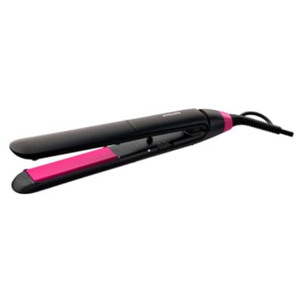Philips Essential ThermoProtect straightener Sort, Rosa