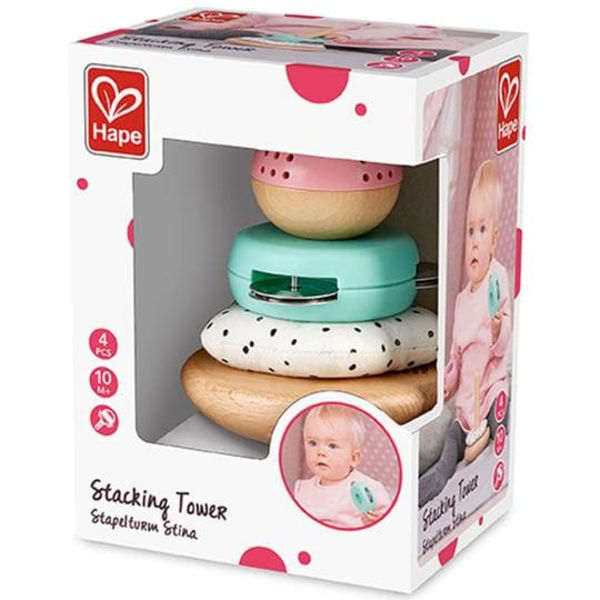 HAPE wooden toy Stacking Tower, E8502B