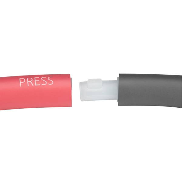 Fitness Hula Hoop AVENTO 42HF 100cm 1,2kg Pink/Grey