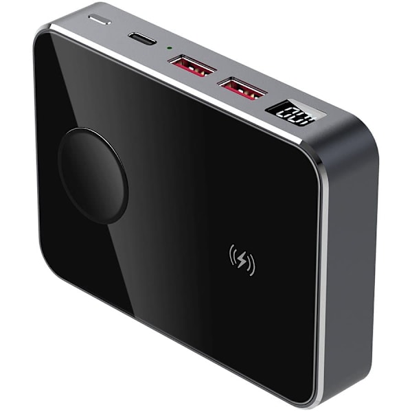 Prestigio Graphene PD Watch Edition, fast charging powerbank, 10000 mAh, 2*USB3.0 QC, 1*Type-C PD, wireless charger 10W, Apple Watch wireless charger