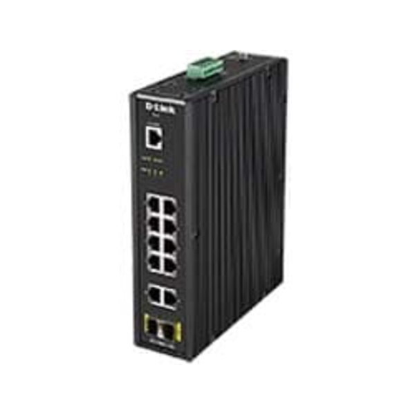 D-Link 12-Port L2 Industrial Smart Managed Switch with 10 x 1GBaseT(X) & 2 x SFP Sort