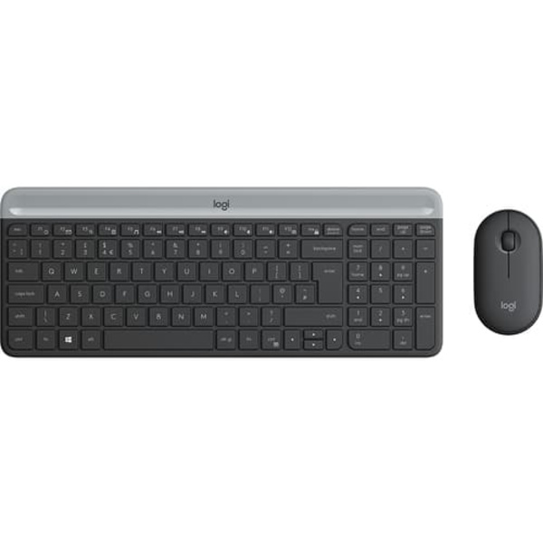 SLIM WRLS KB/MOUSE GRAPHITE IT grafit