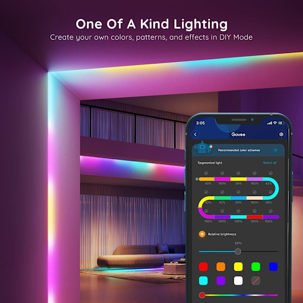 Govee H618A Smart strip light Wi-Fi/Bluetooth