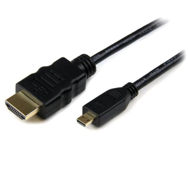 StarTech.com 2m High Speed HDMI Cable with Ethernet HDMI to HDMI Micro - HDMI with Ethernet cable - 2 m