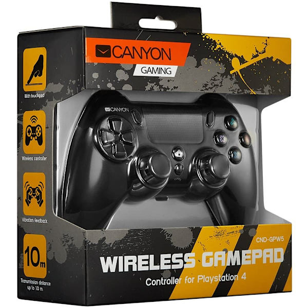 CANYON gamepad GP-W5 PS4 Wireless Black