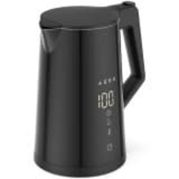 AENO Electric Kettle EK7S Smart: 1850-2200W, 1.7L, Strix, Double-walls, Temperature Control, Keep warm Function, Control via Wi-Fi, LED-display, Non-h