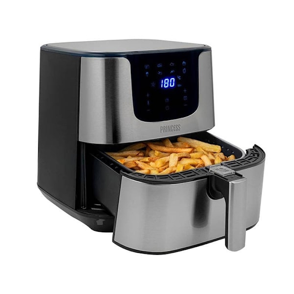 Princess | Digital Aerofryer Deluxe XXL | 182060 | Power 1700 W | Capacity 5.5 L | Black/Stainless Steel Silver
