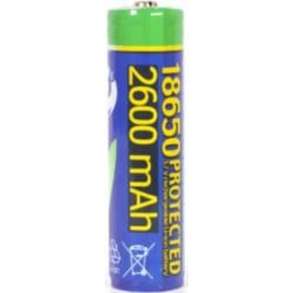 Akumulators Energenie Lithium-ion 18650 Protected 2600 mAh