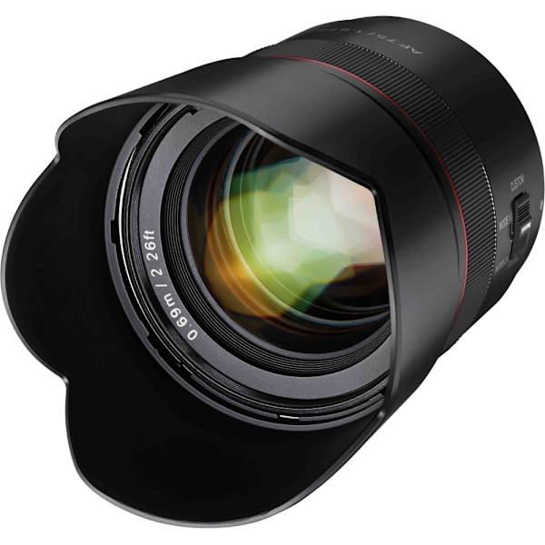 Samyang AF 75mm f/1.8 lens for Sony Sort